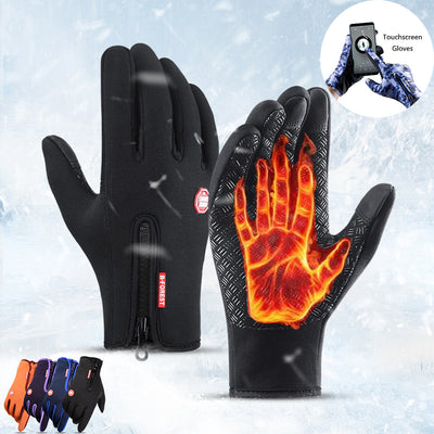 Waterproof Winter Gloves Touch Screen with Fleece
