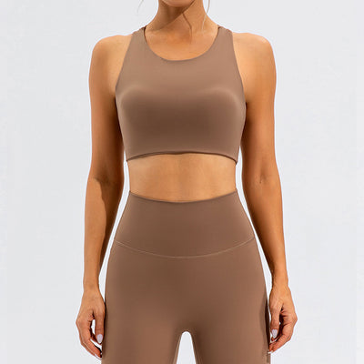 High Waist Running Sports Fitness Clothes Yoga Clothes – Front View